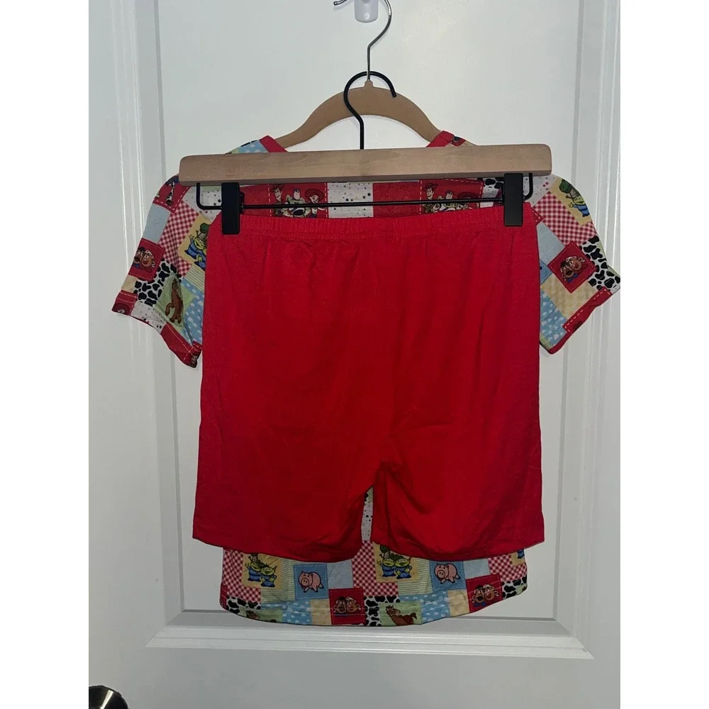 Bamboo Buddies Toy Story Pajama Set Girls Size 9 Bamboo Spandex‎ Sleepwear